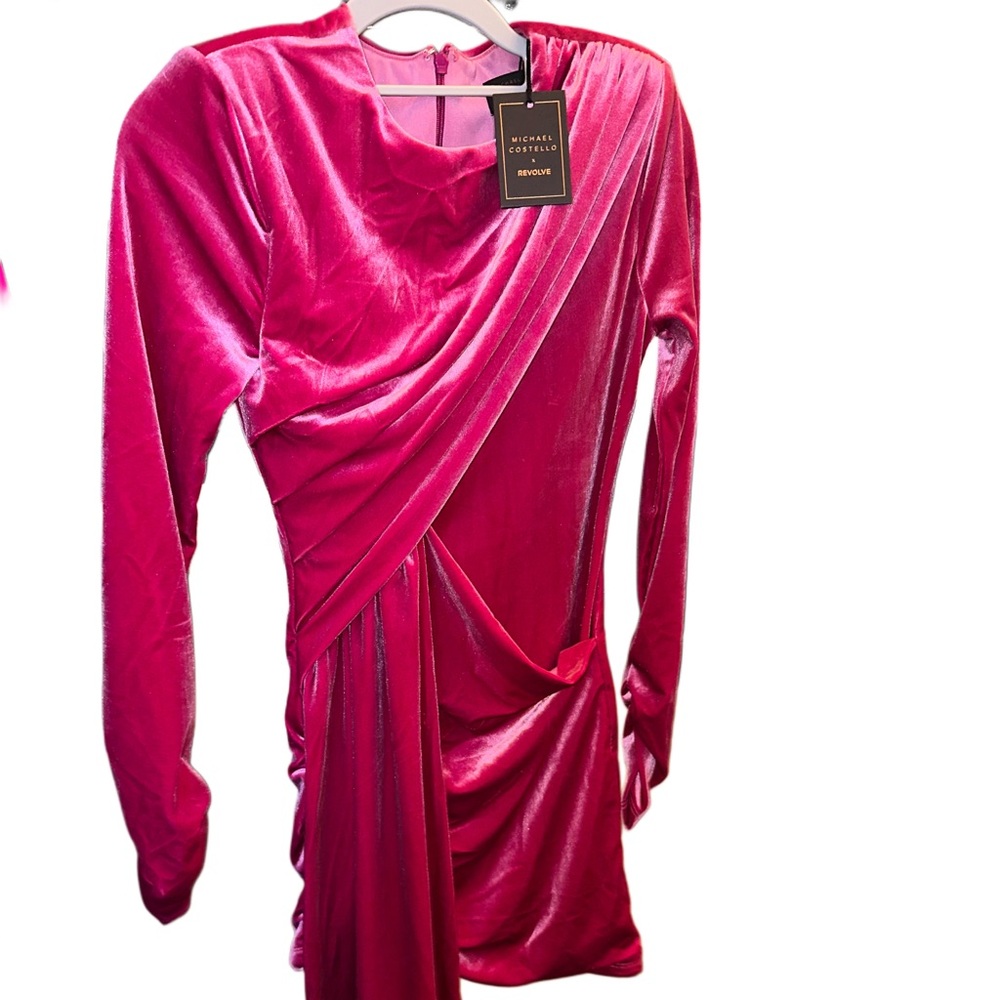 Michael Costello Pink Cocktail Dress, Size XS
